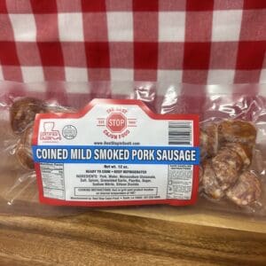 COINED Cut Mild Smoked Pork Sausage Retail Pack Case (16 - 12 oz packs)