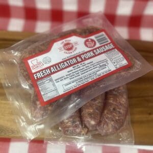 Fresh Alligator & Pork Sausage Retail Pack Case (12 - 16 oz packs)