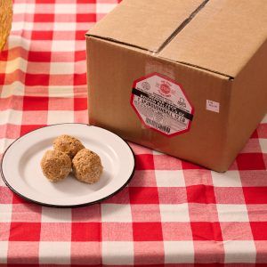 Pepper Jack Boudin Ball 1.5 oz Bulk Case (≈128 balls)